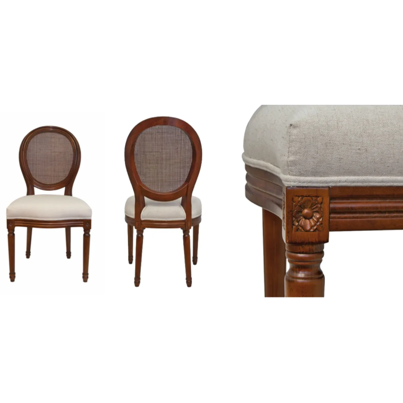 Стул French chairs Provence Beige rattan Chair от LaLume