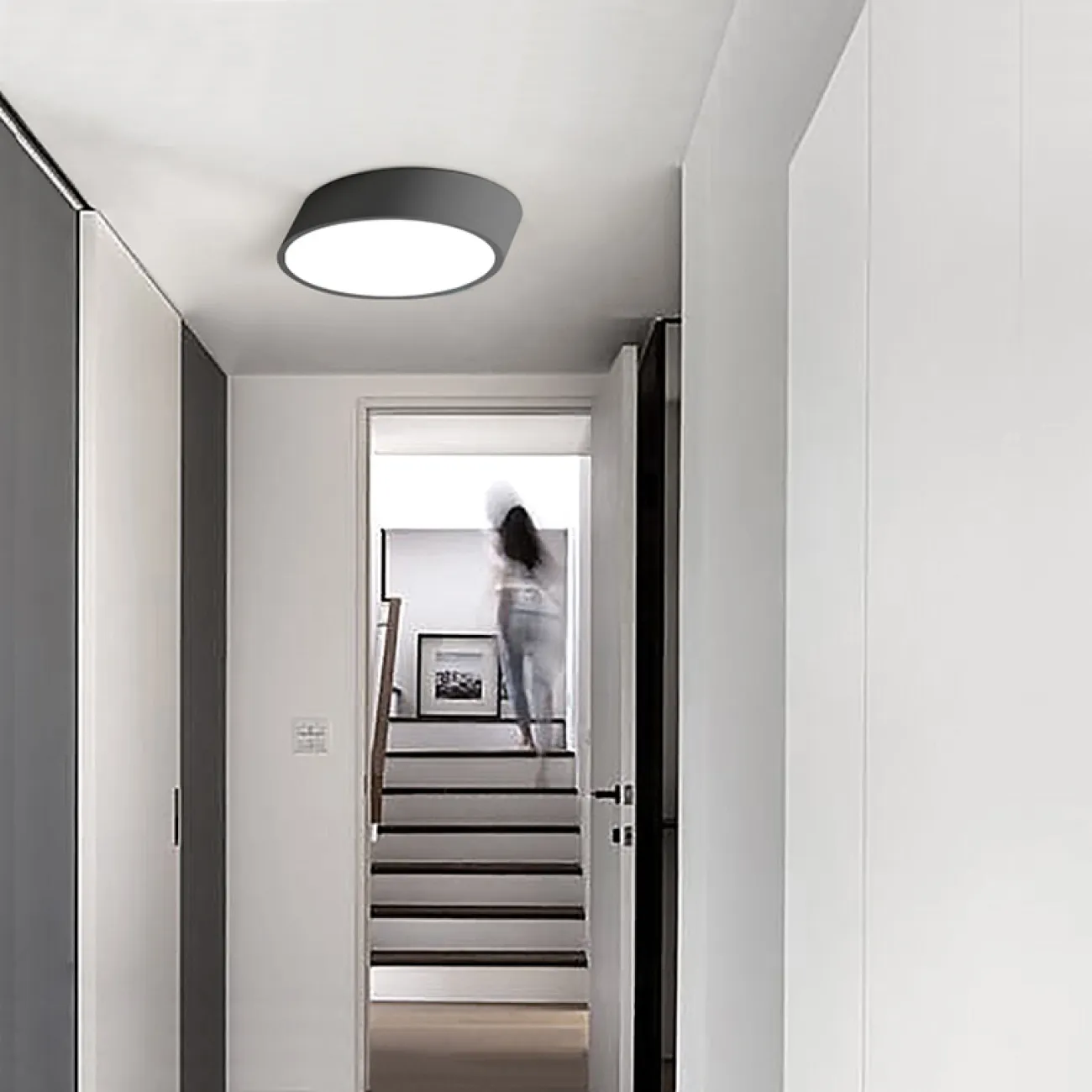 Потолочный светильник INCLINE D40 H16 Black от ImperiumLoft Потолочный светильник INCLINE D40 H16 Black от ImperiumLoft