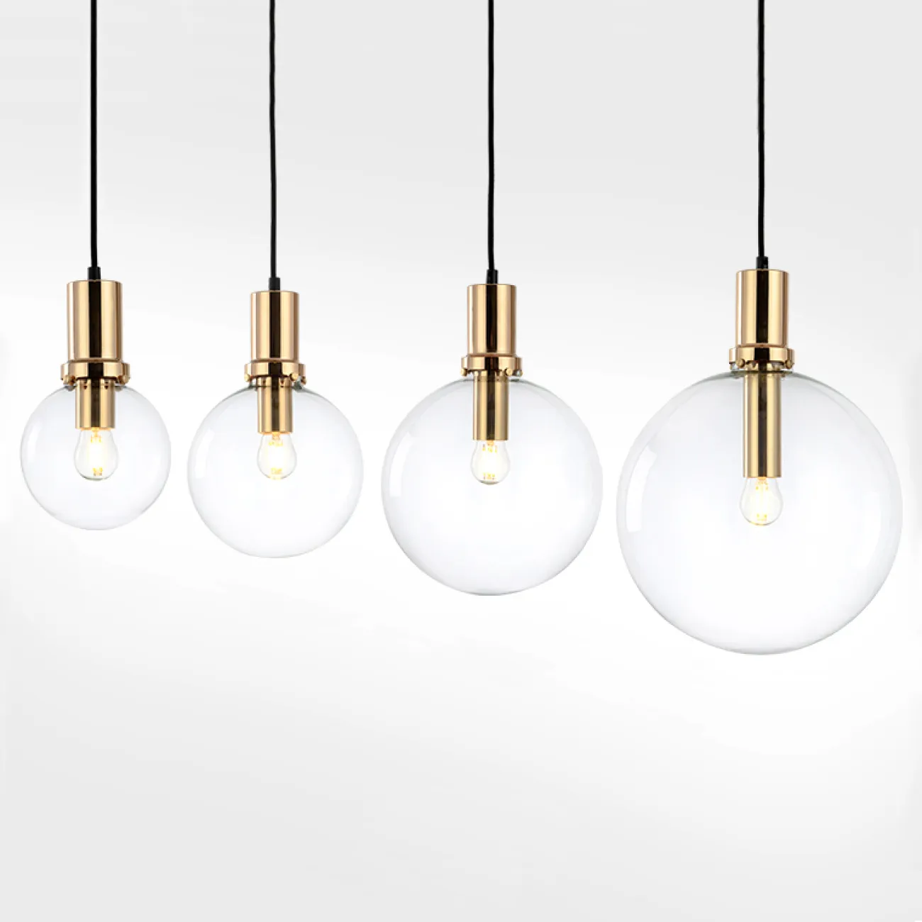 Подвесной светильник PENBALL D20 Black от ImperiumLoft