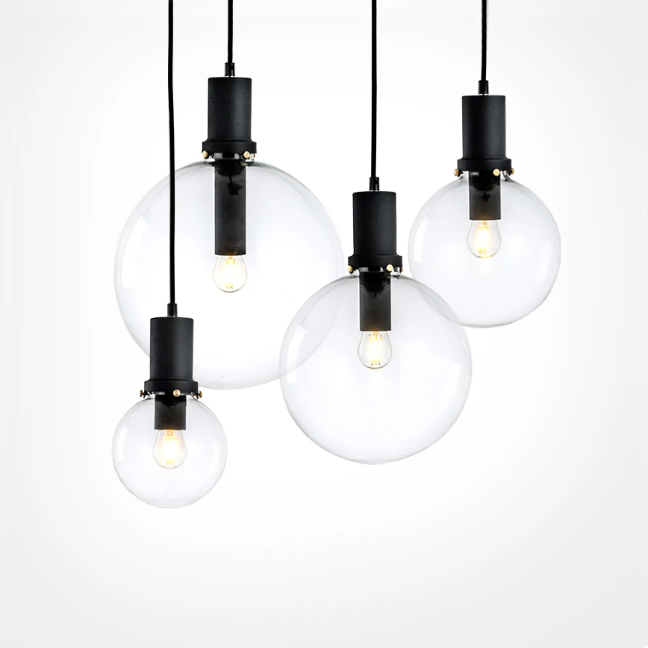 Подвесной светильник PENBALL D20 Black от ImperiumLoft