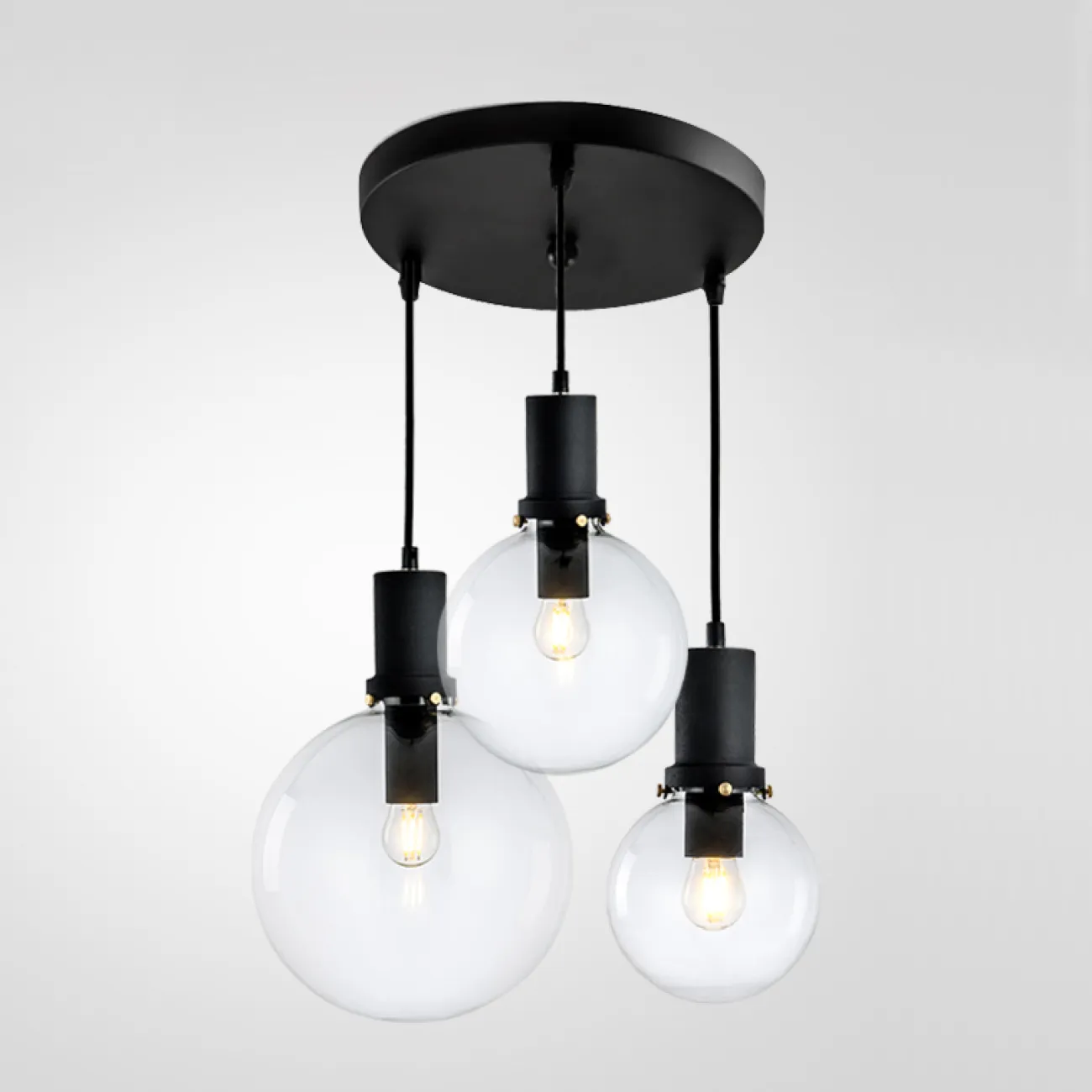 Подвесной светильник PENBALL D20 Black от ImperiumLoft