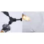 Люстра Сrumpled Glass Bubble Chandelier Black 6 плафонов