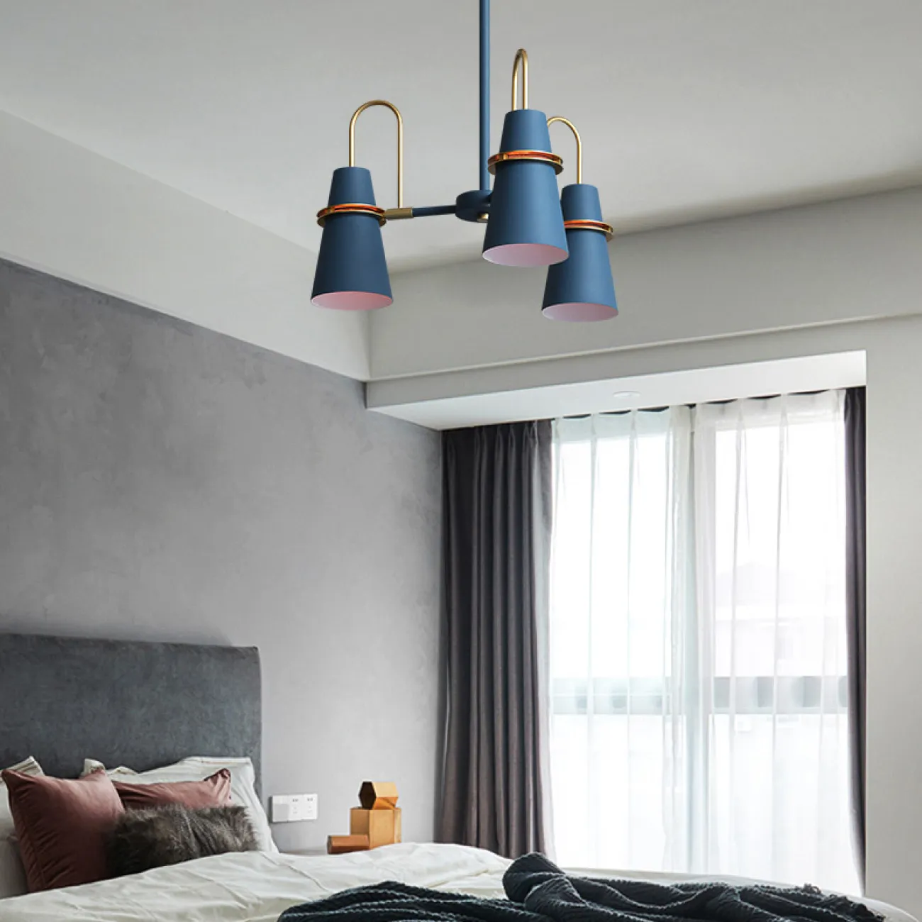 Люстра на штанге REINAR A D64 White от ImperiumLoft