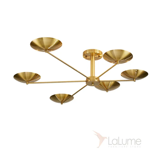 Потолочный светильник Brass Disk от LaLume