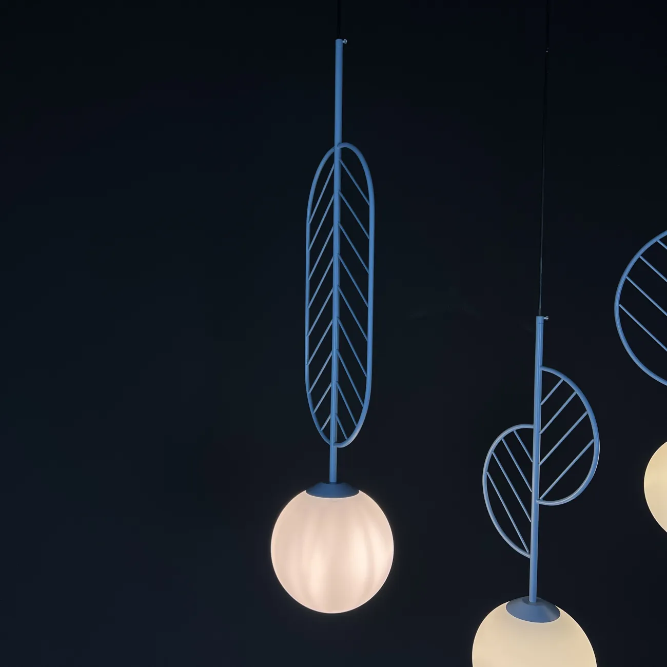 Подвесной светильник LEAF C Голубой от ImperiumLoft Подвесной светильник LEAF C Голубой от ImperiumLoft