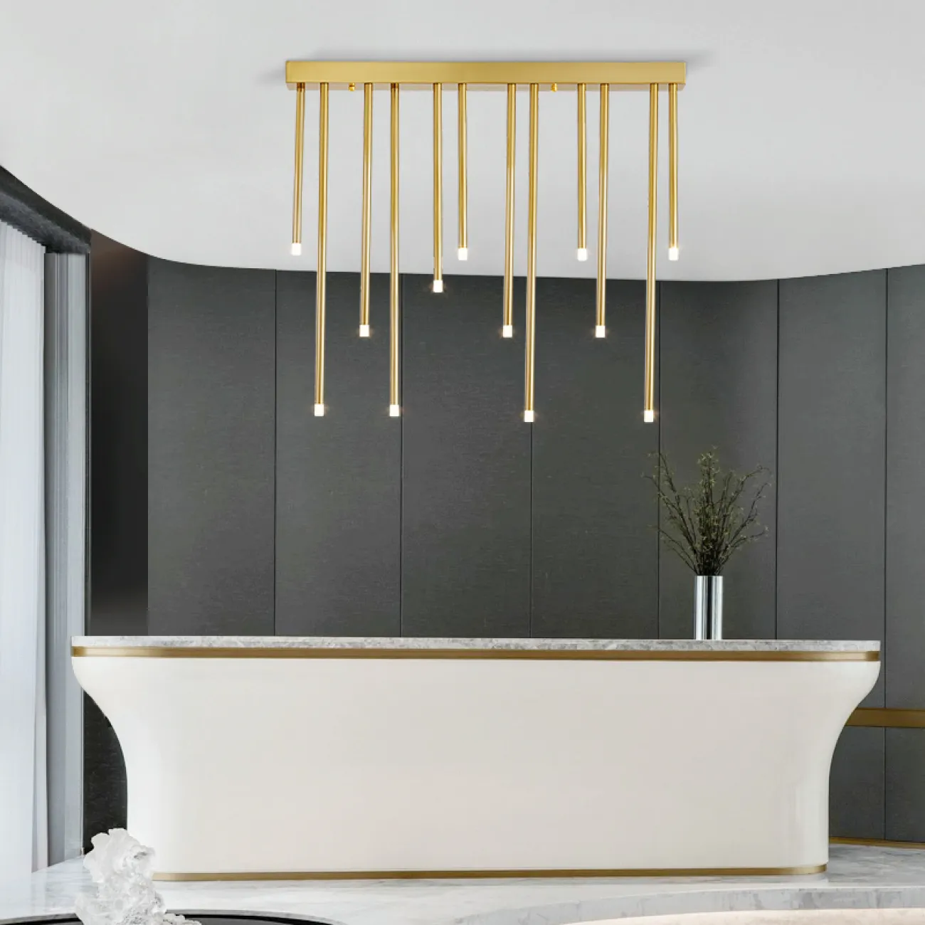 Светильник RHEA С L80 Black от ImperiumLoft