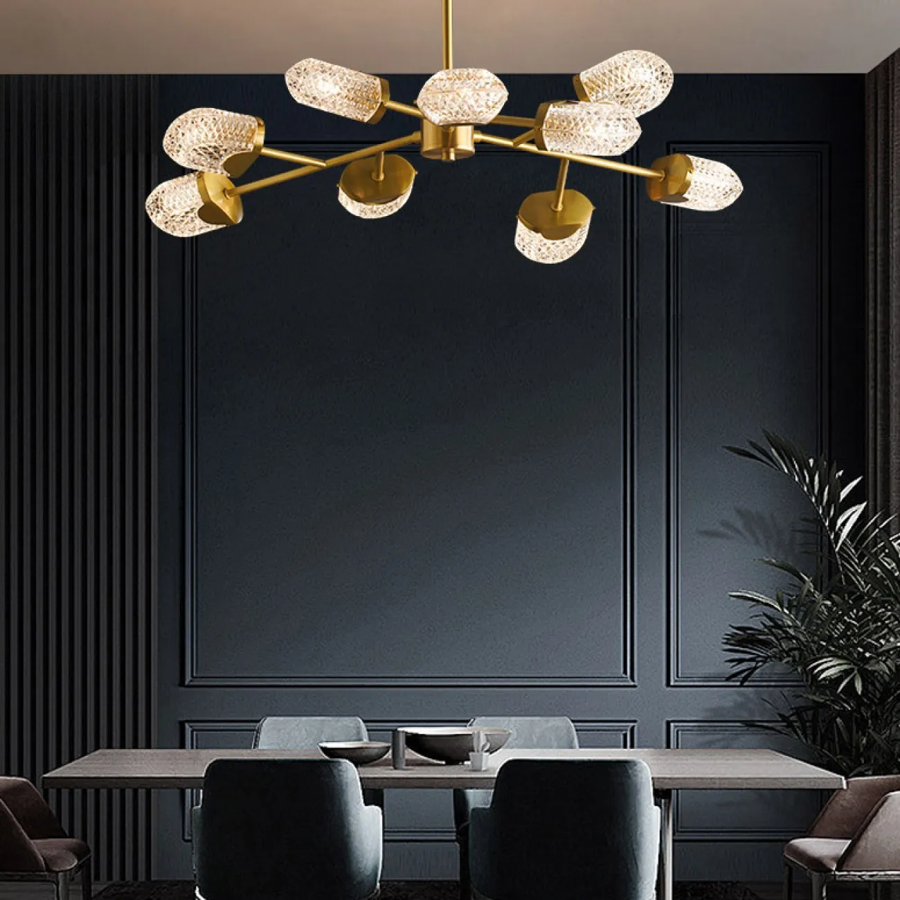 Потолочная люстра ALEKSANDRA D98 от ImperiumLoft