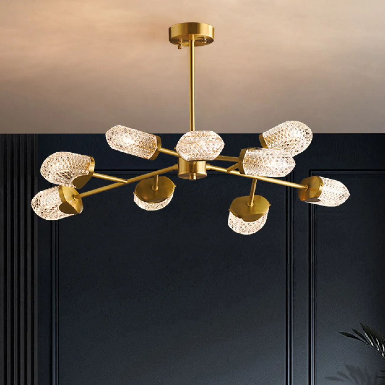 Потолочная люстра ALEKSANDRA D98 от ImperiumLoft