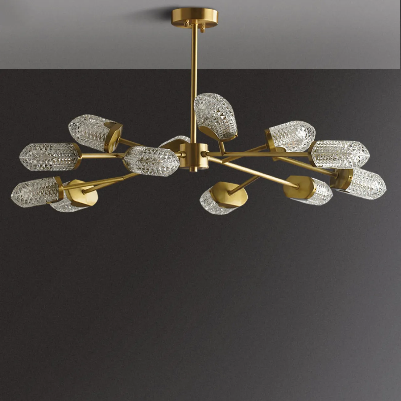 Потолочная люстра ALEKSANDRA D98 от ImperiumLoft