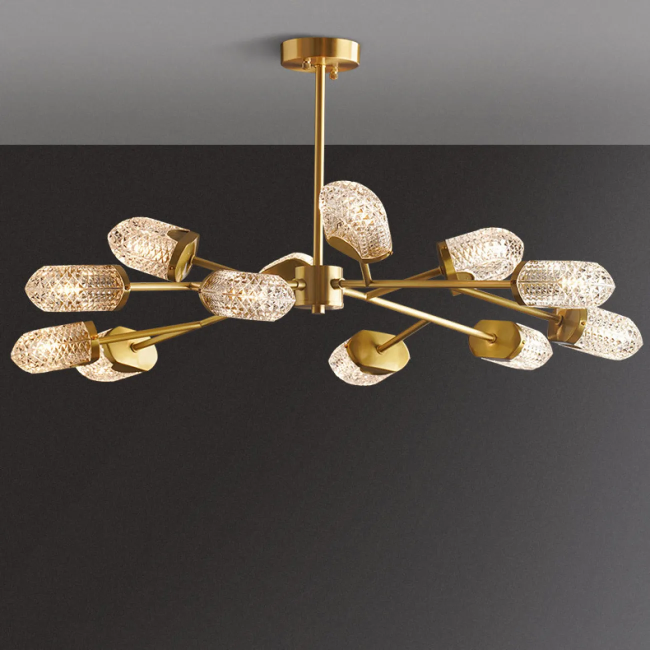 Потолочная люстра ALEKSANDRA D98 от ImperiumLoft