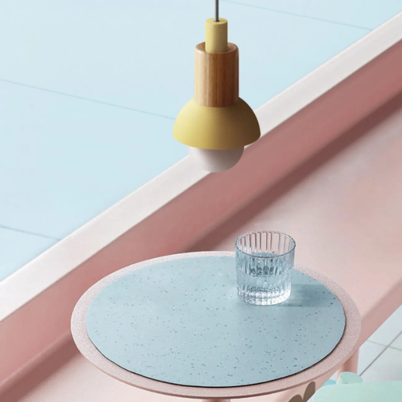 Подвесной светильник FANTA D14 Pink от ImperiumLoft