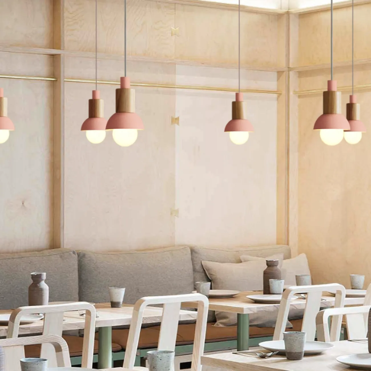 Подвесной светильник FANTA D9 White от ImperiumLoft