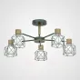 Потолочная люстра CORF B3 Green 5 lamps от ImperiumLoft