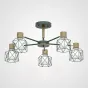 Потолочная люстра CORF B3 Green 5 lamps от ImperiumLoft