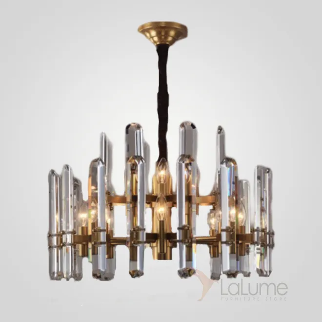 Люстра RH BONNINGTON Chandelier natural brass D660