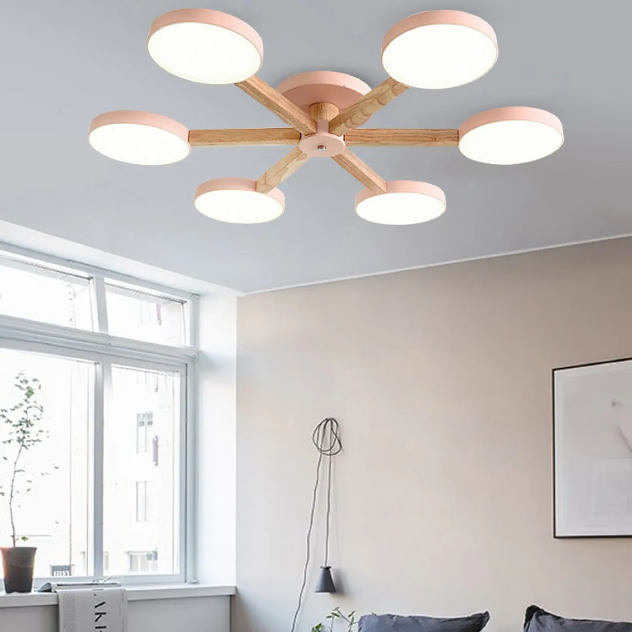 Потолочная люстра TURNA 6 Blue от ImperiumLoft Потолочная люстра TURNA 6 Blue от ImperiumLoft