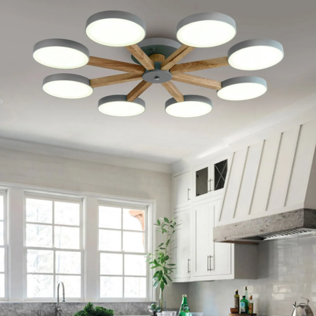 Потолочная люстра TURNA 6 Blue от ImperiumLoft Потолочная люстра TURNA 6 Blue от ImperiumLoft