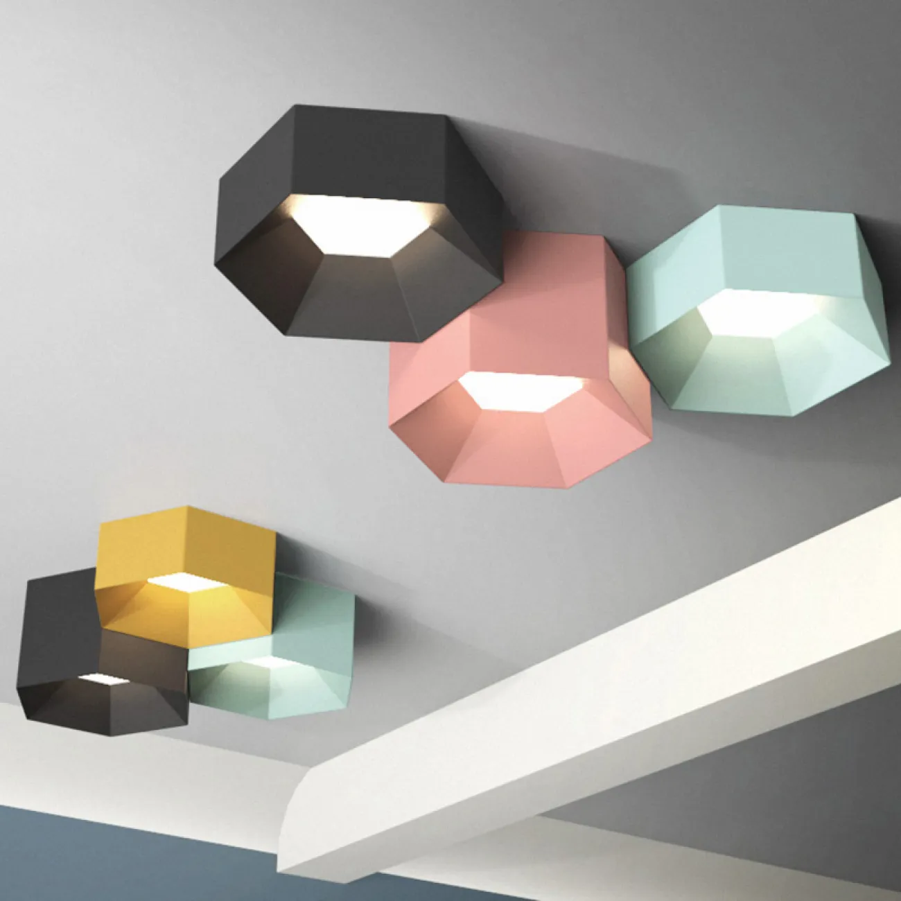 Потолочный светильник HEXAGON A от ImperiumLoft
