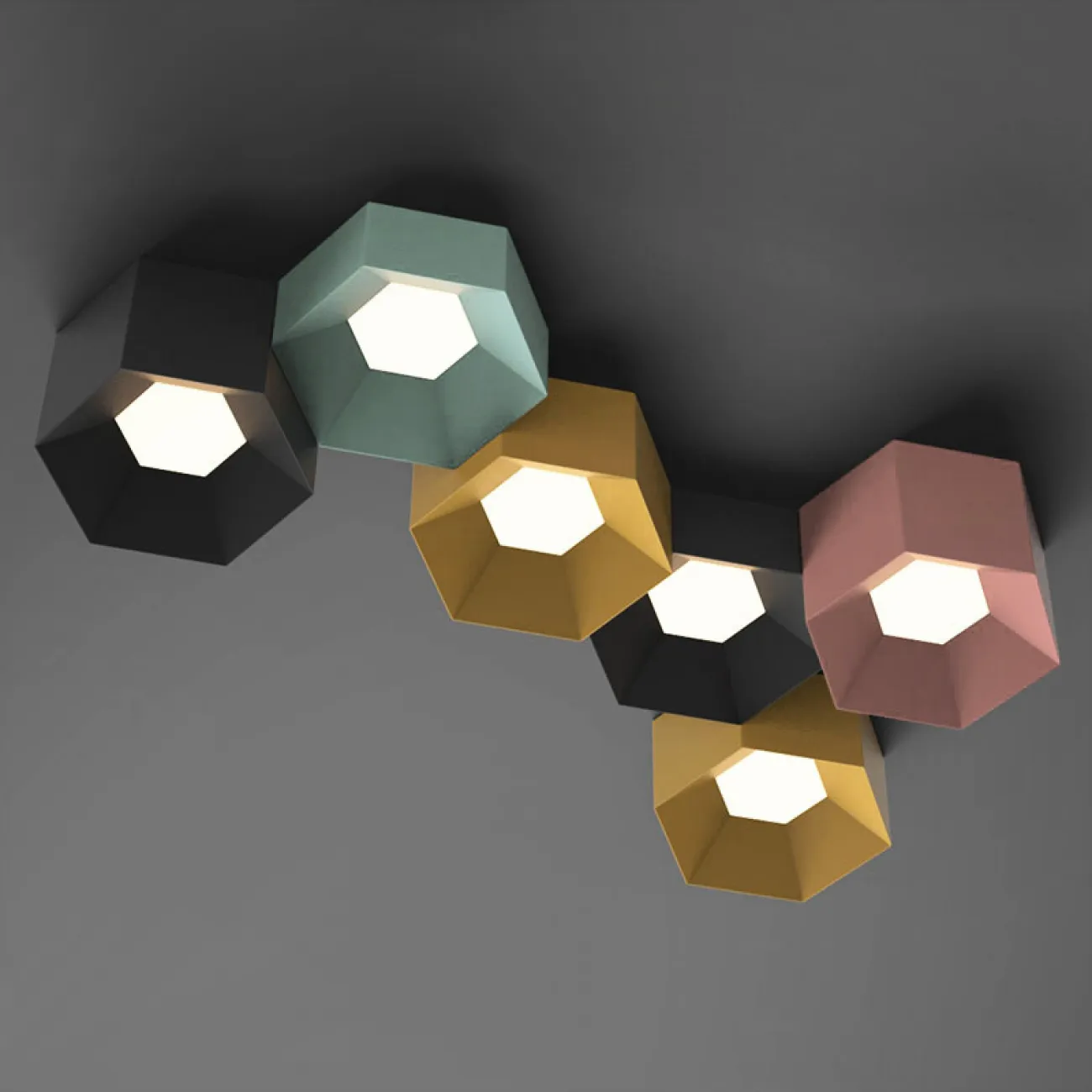 Потолочный светильник HEXAGON A от ImperiumLoft