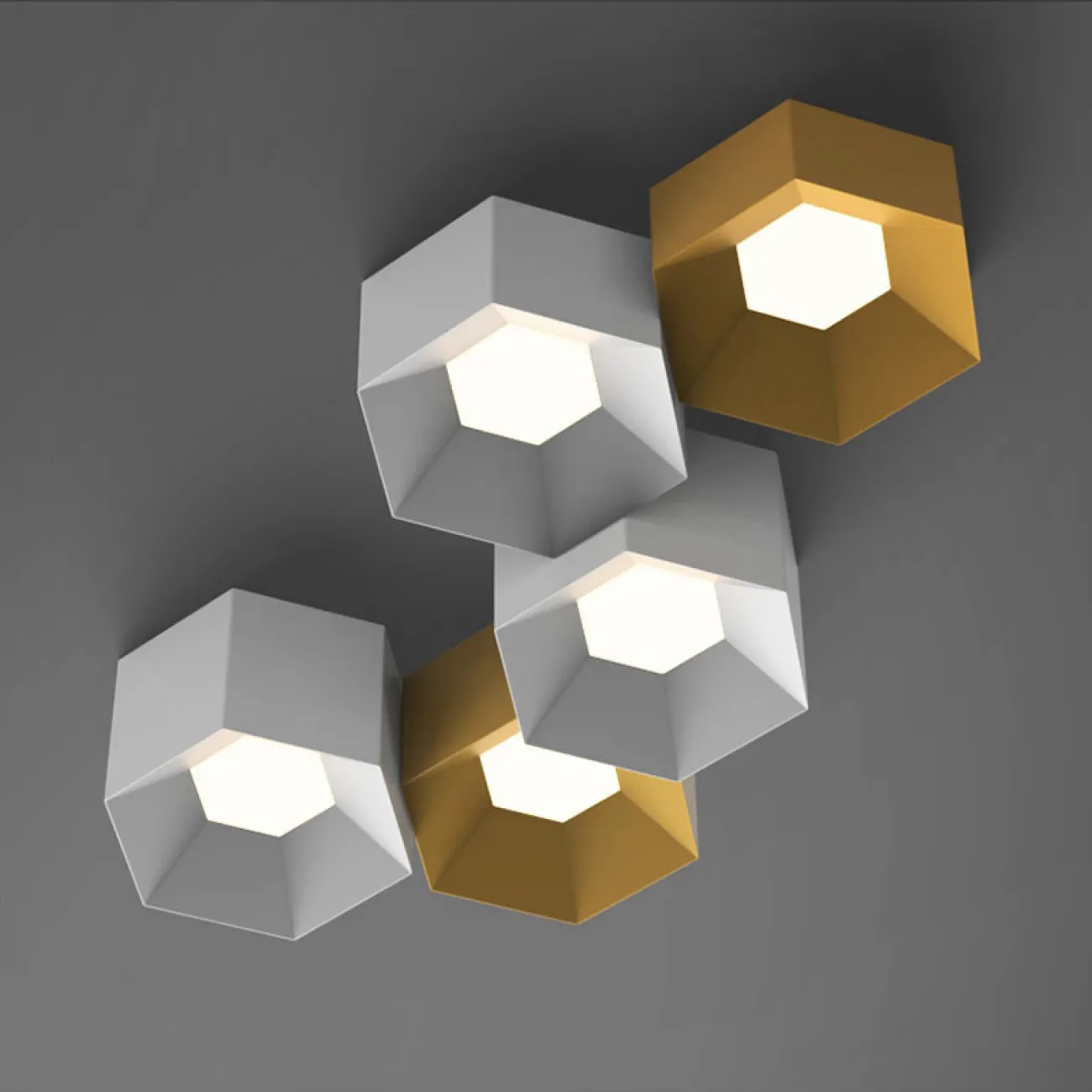 Потолочный светильник HEXAGON A от ImperiumLoft