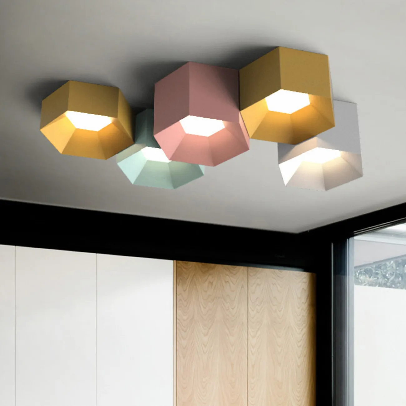 Потолочный светильник HEXAGON A от ImperiumLoft