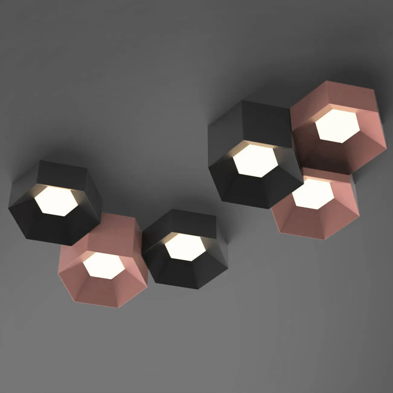 Потолочный светильник HEXAGON A от ImperiumLoft
