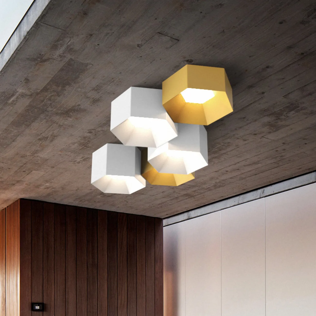 Потолочный светильник HEXAGON A от ImperiumLoft
