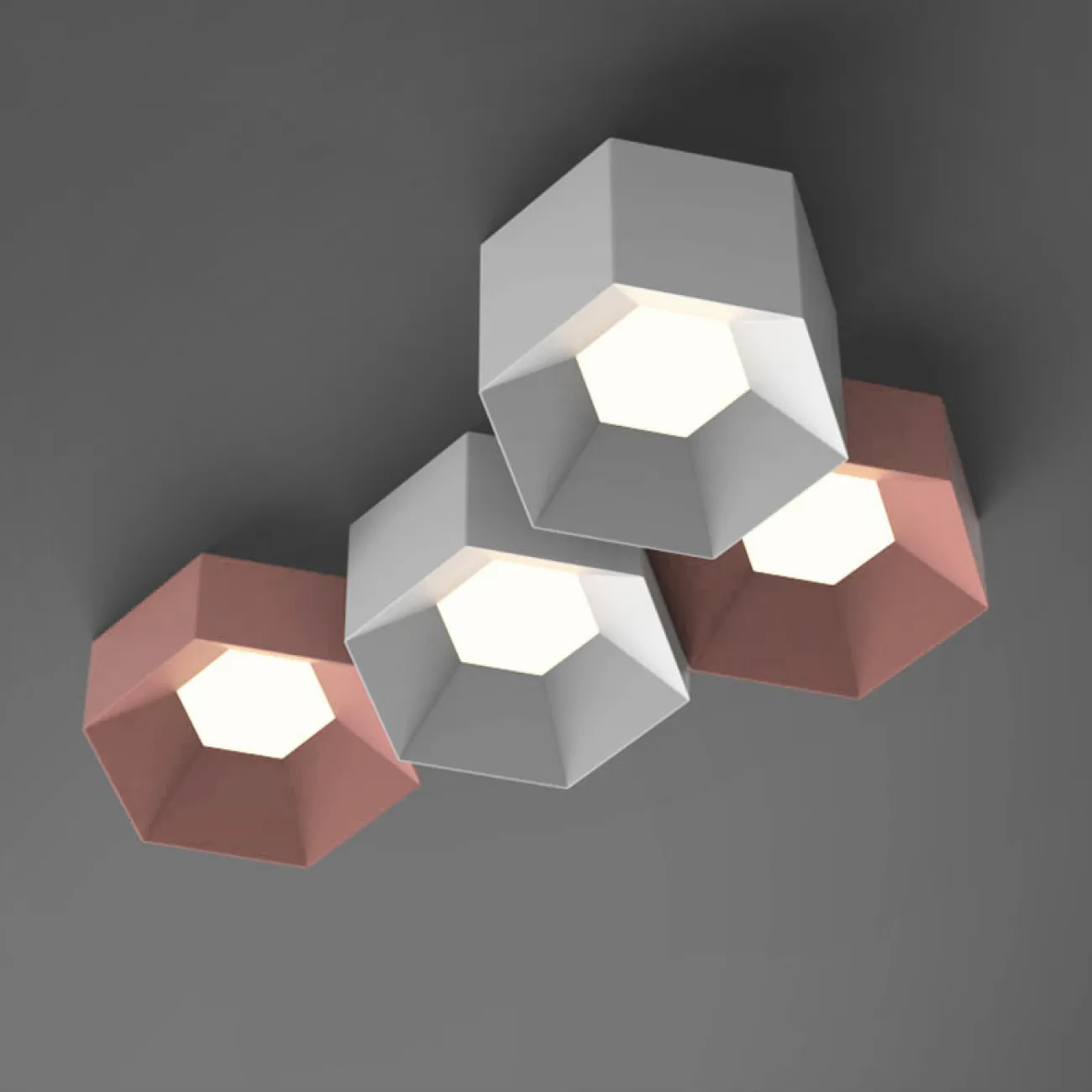 Потолочный светильник HEXAGON A от ImperiumLoft