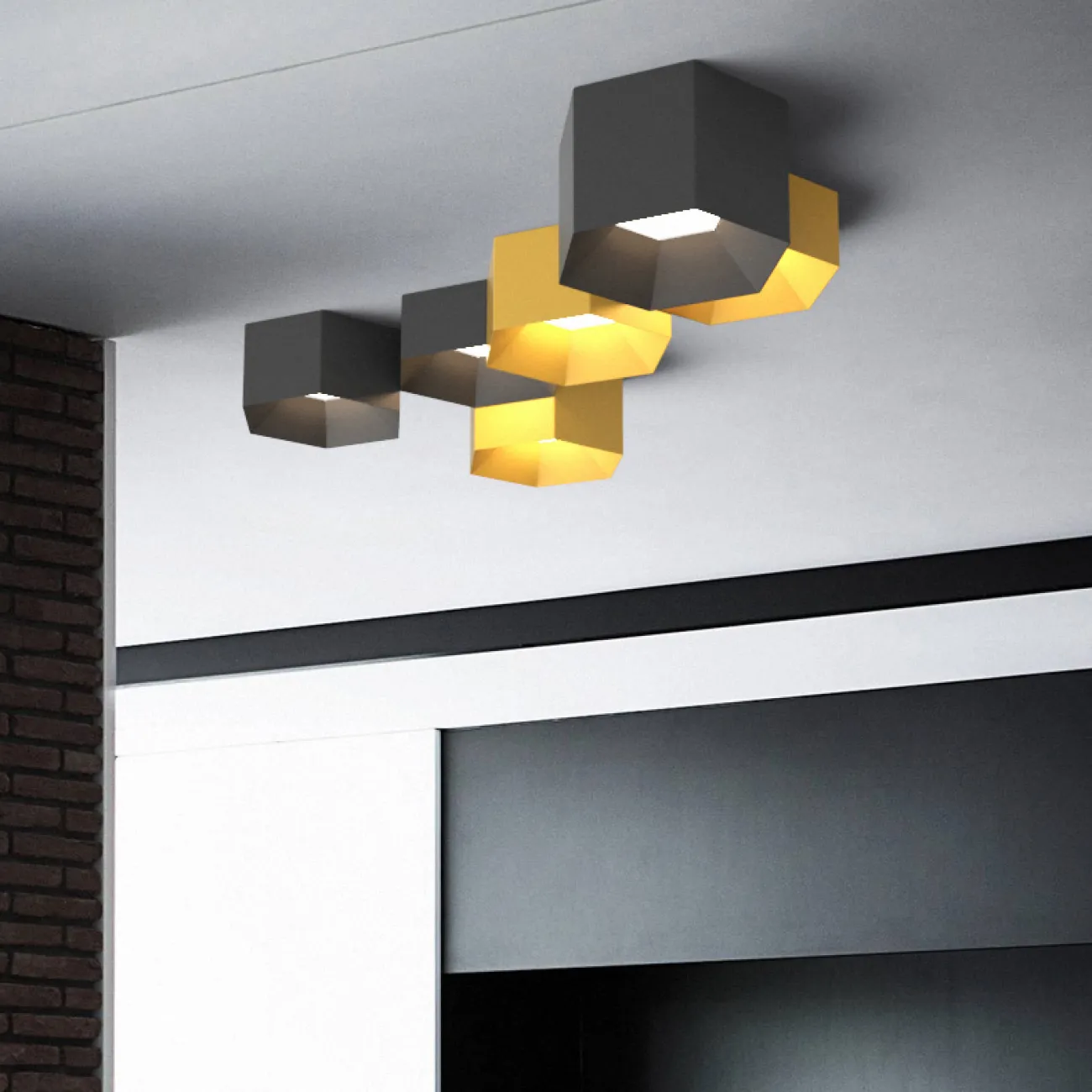Потолочный светильник HEXAGON A от ImperiumLoft