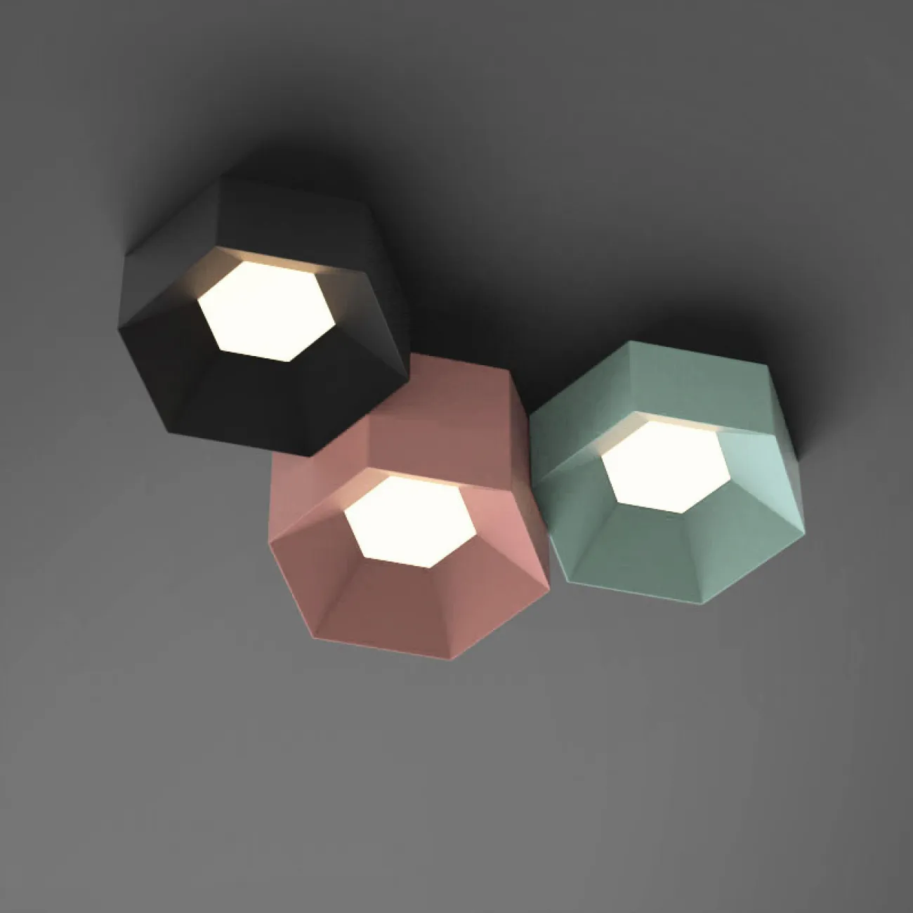 Потолочный светильник HEXAGON A от ImperiumLoft