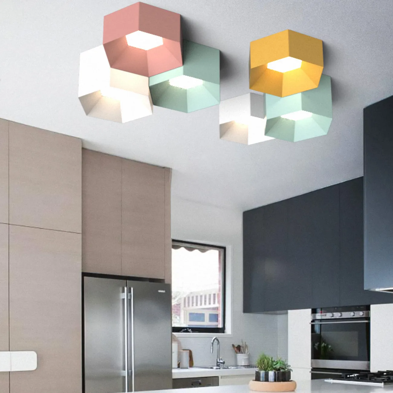 Потолочный светильник HEXAGON A от ImperiumLoft Потолочный светильник HEXAGON A от ImperiumLoft