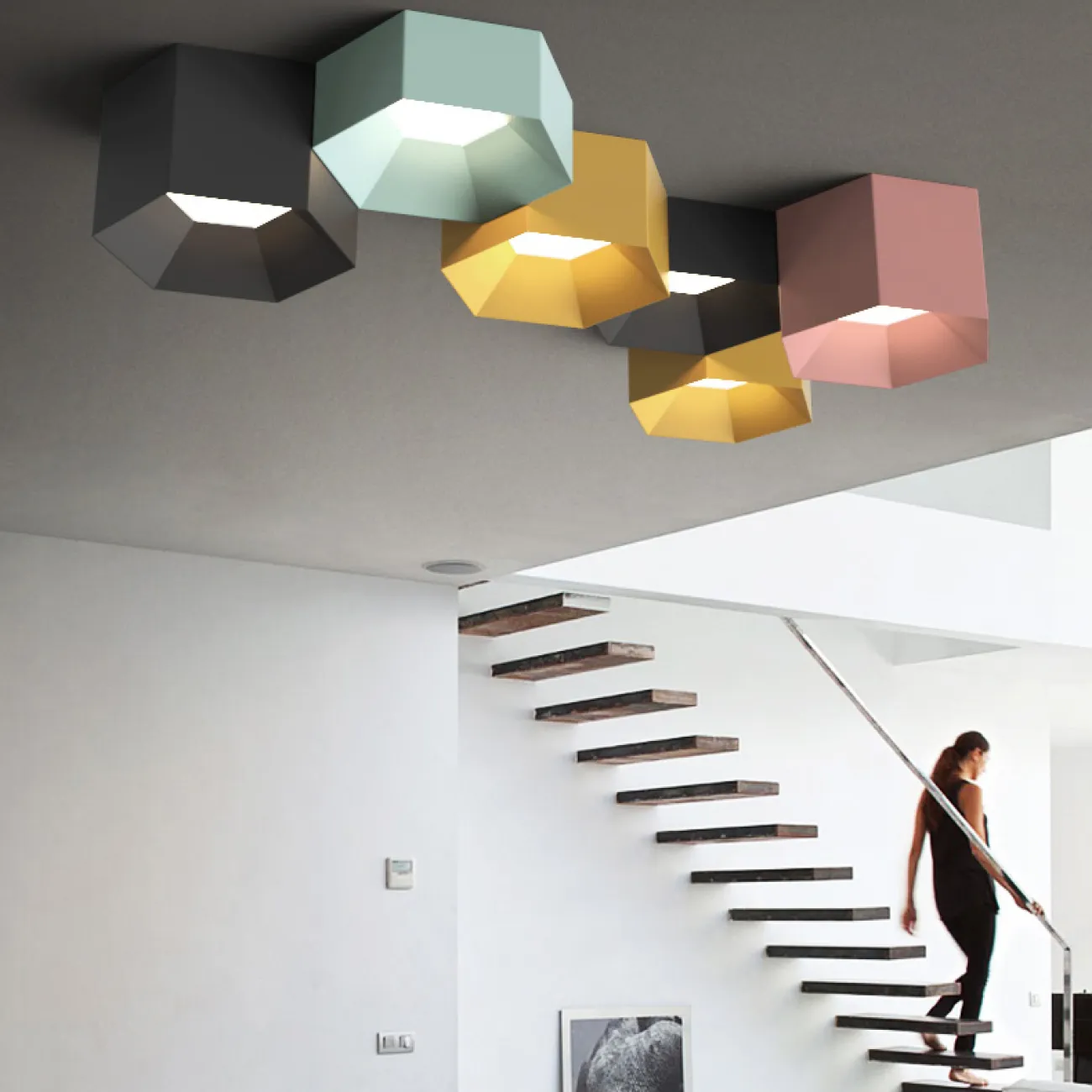 Потолочный светильник HEXAGON A от ImperiumLoft
