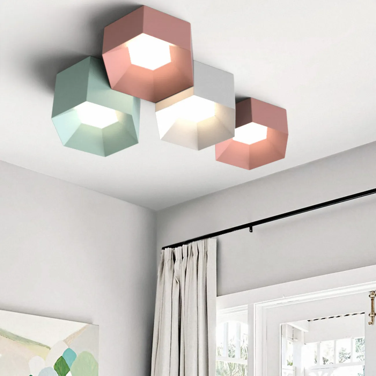 Потолочный светильник HEXAGON A от ImperiumLoft