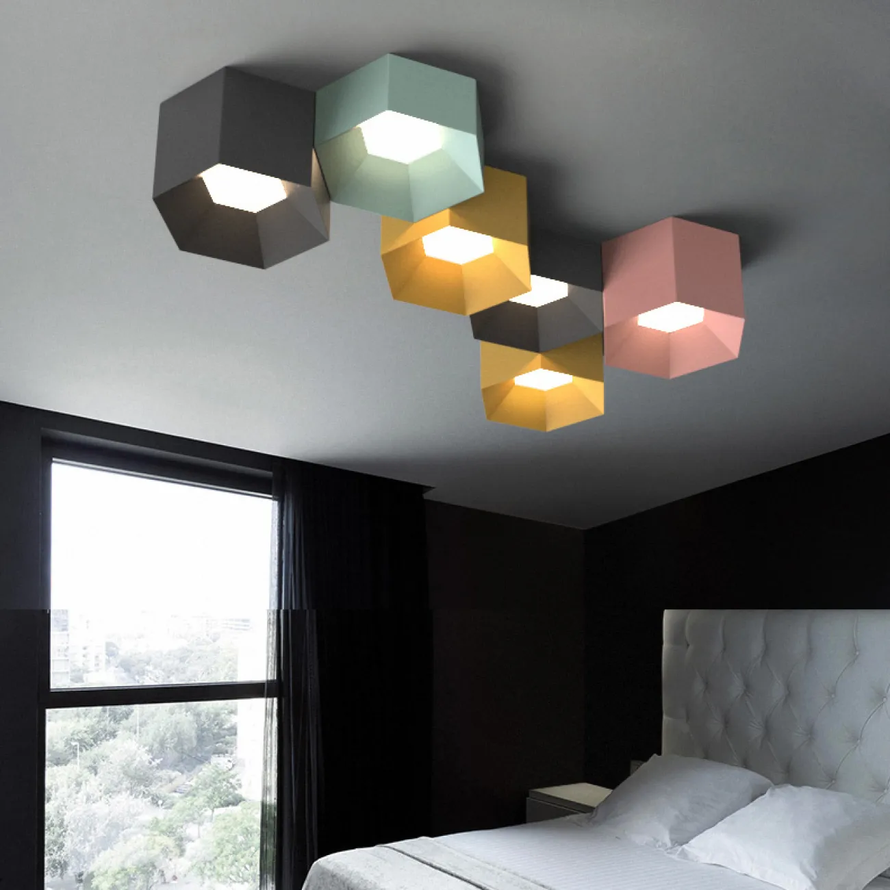 Потолочный светильник HEXAGON A от ImperiumLoft