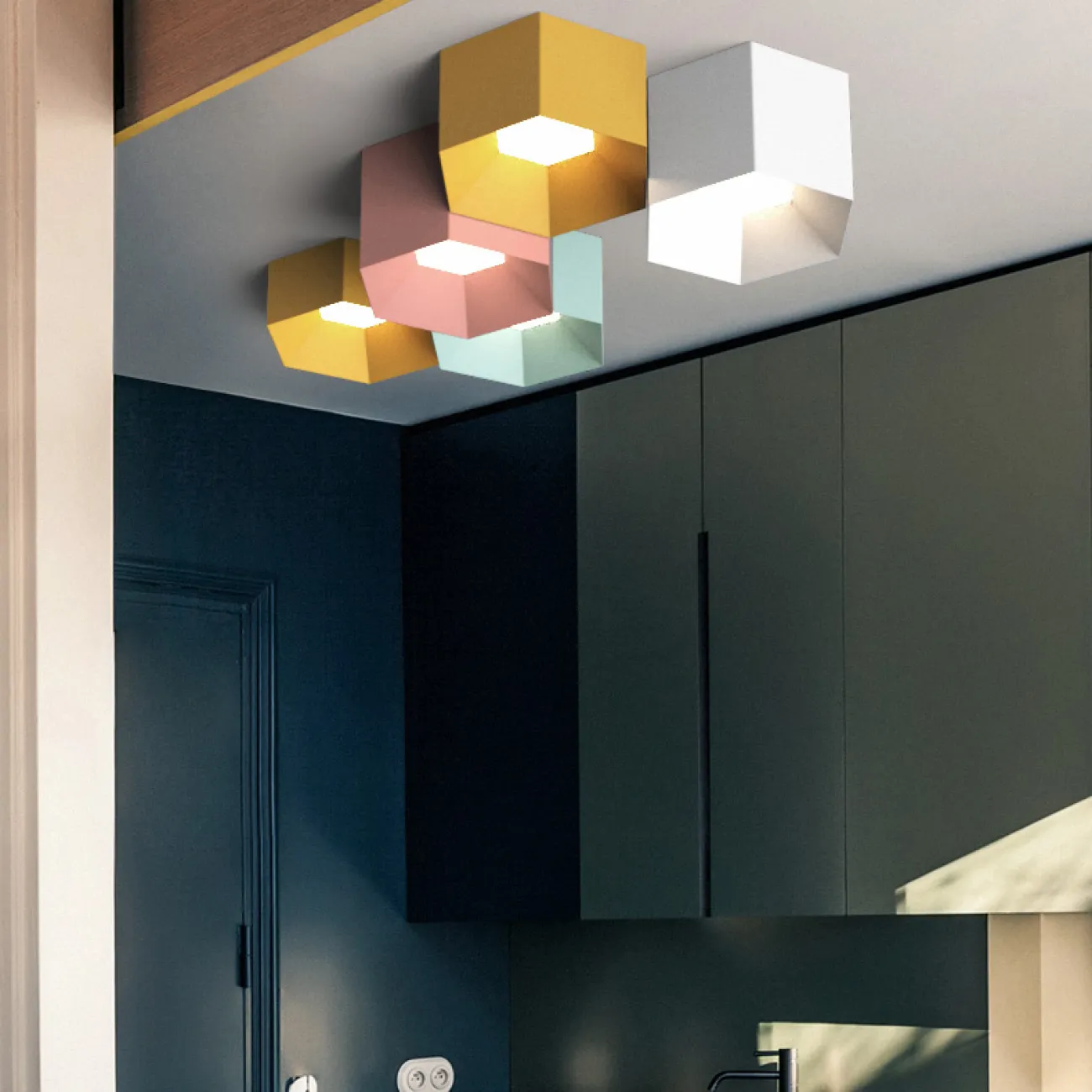 Потолочный светильник HEXAGON A от ImperiumLoft