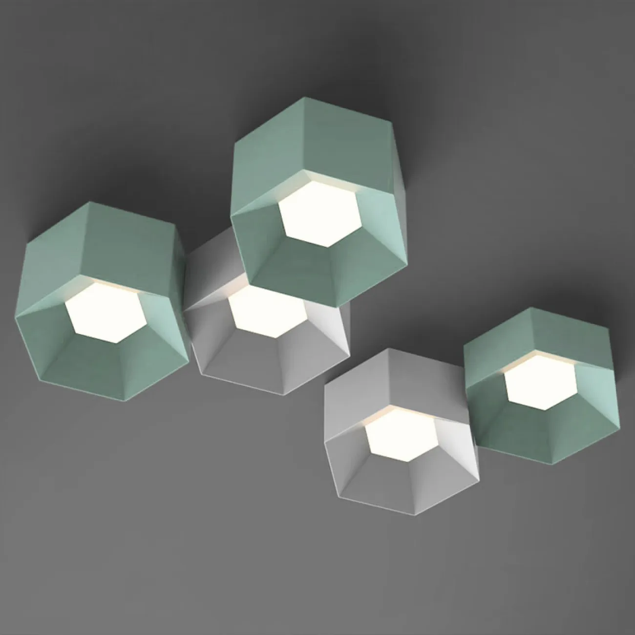 Потолочный светильник HEXAGON A от ImperiumLoft