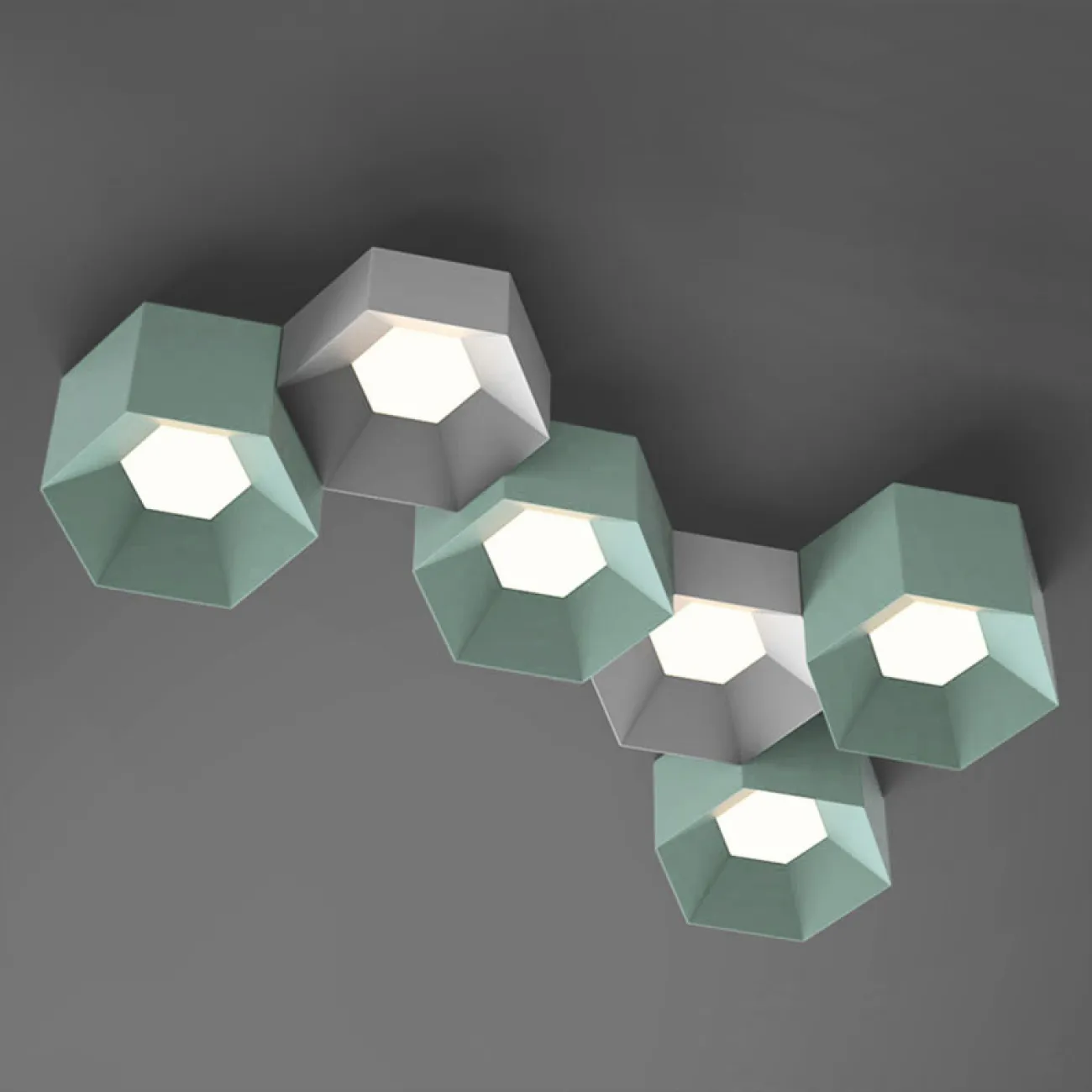Потолочный светильник HEXAGON A от ImperiumLoft
