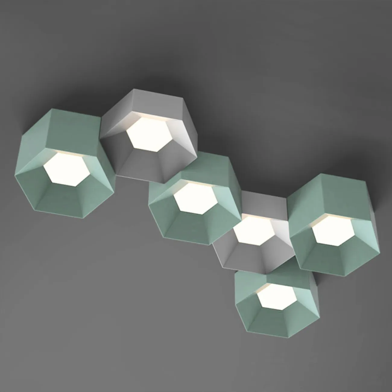 Потолочный светильник HEXAGON A от ImperiumLoft Потолочный светильник HEXAGON A от ImperiumLoft