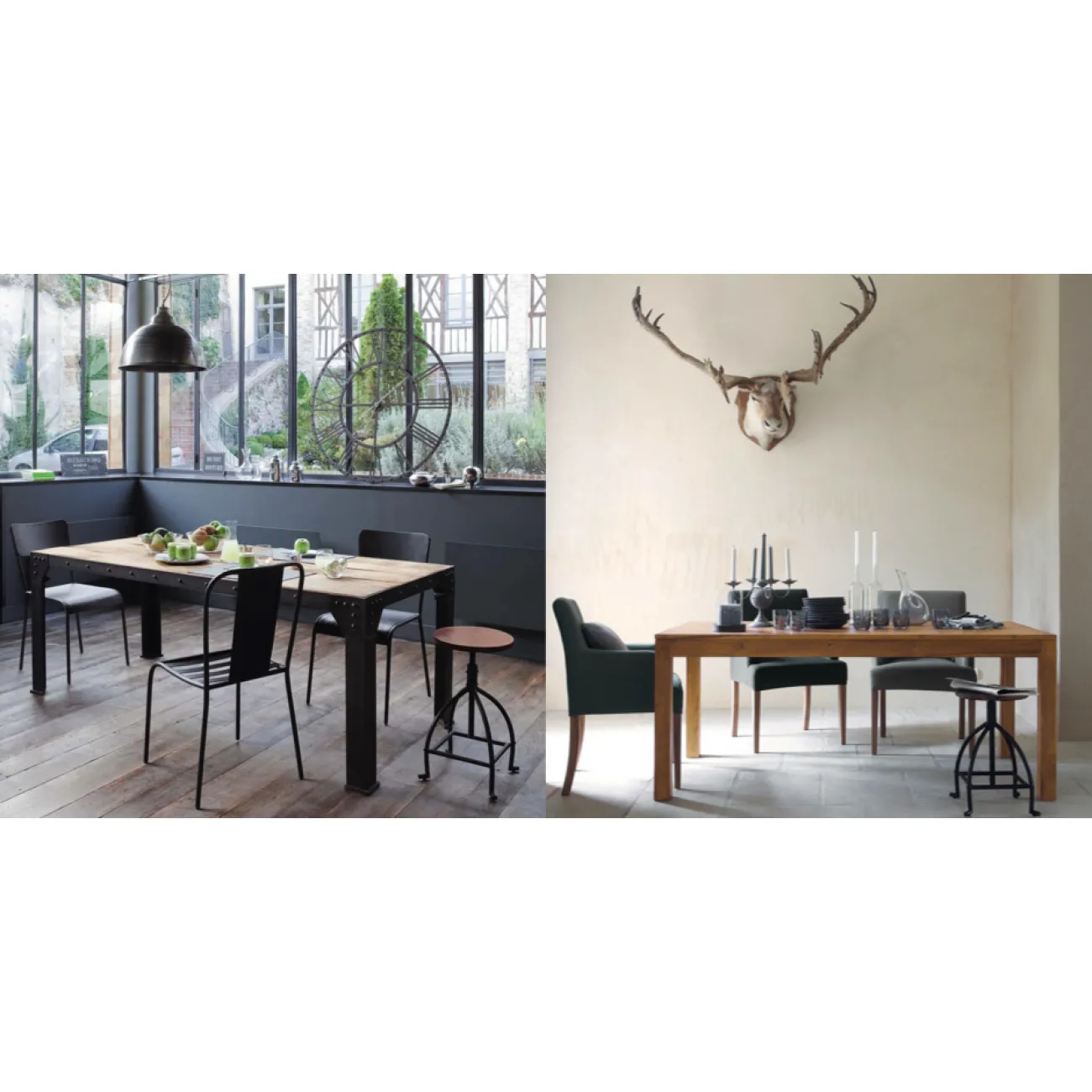 Барный стул Industrial Bar Oak Barstool от LaLume