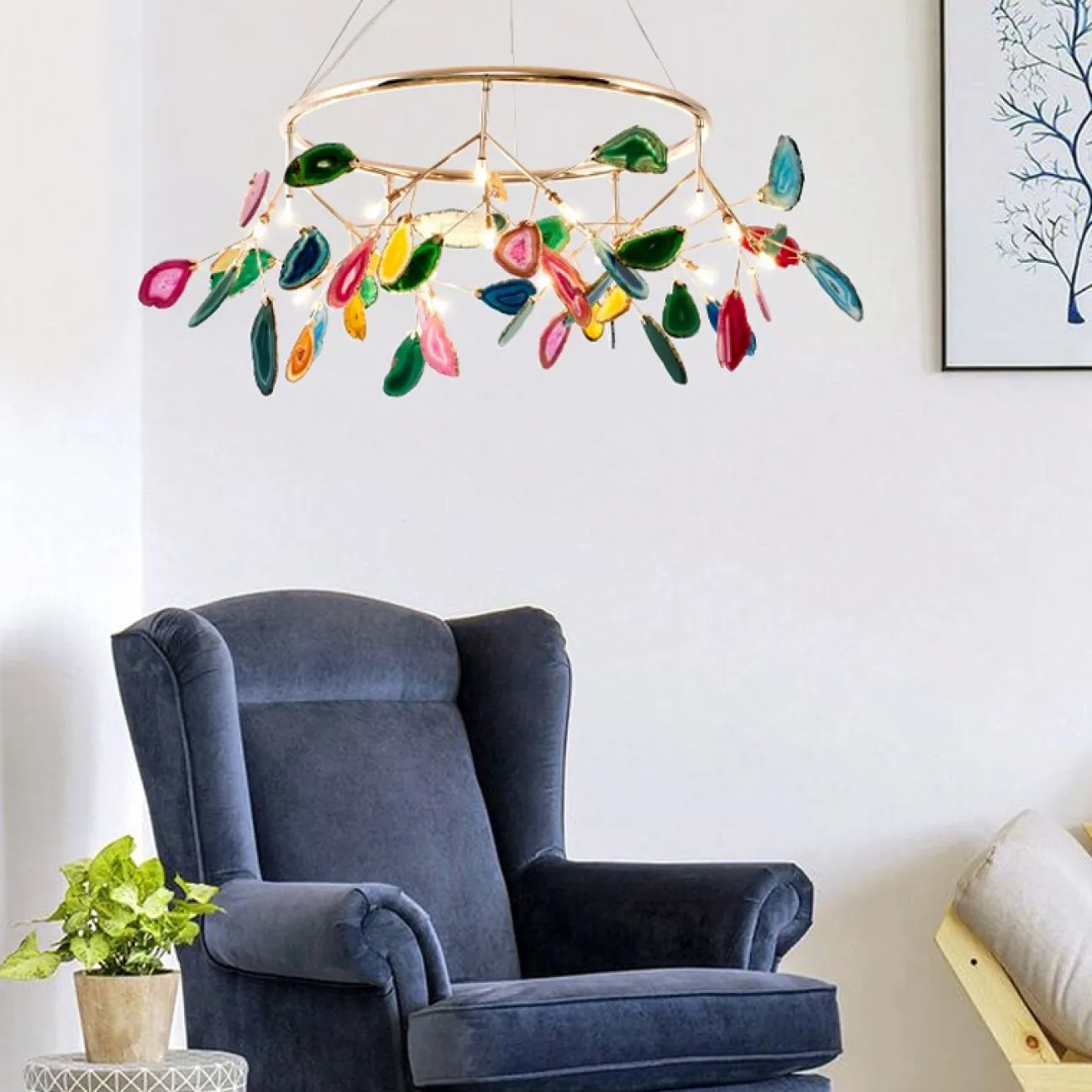 Подвесная люстра AGATE 7 D120 от ImperiumLoft