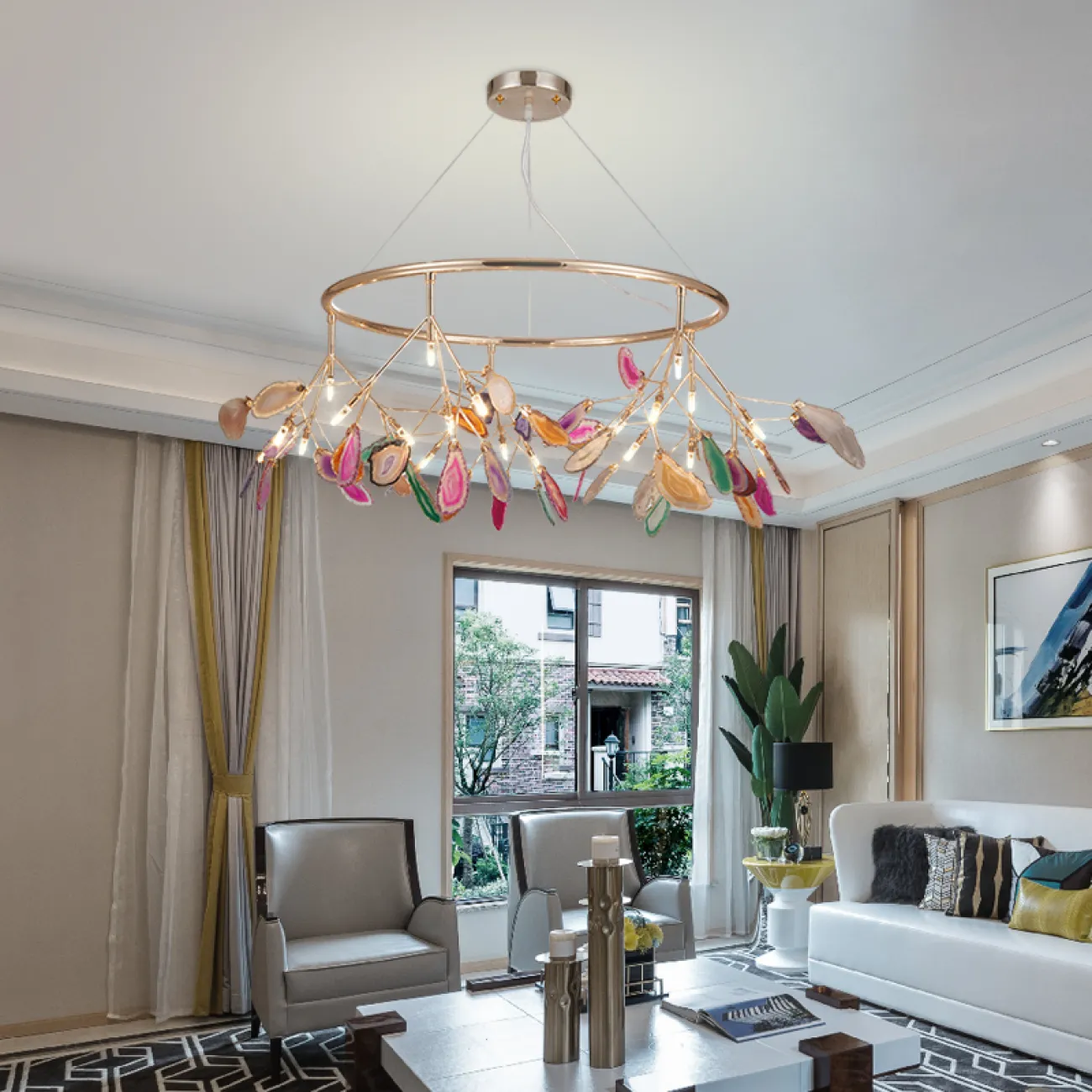 Подвесная люстра AGATE 7 D88 от ImperiumLoft