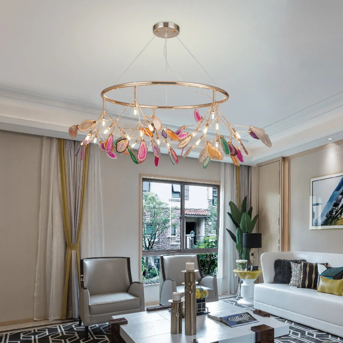 Подвесная люстра AGATE 7 D120 от ImperiumLoft