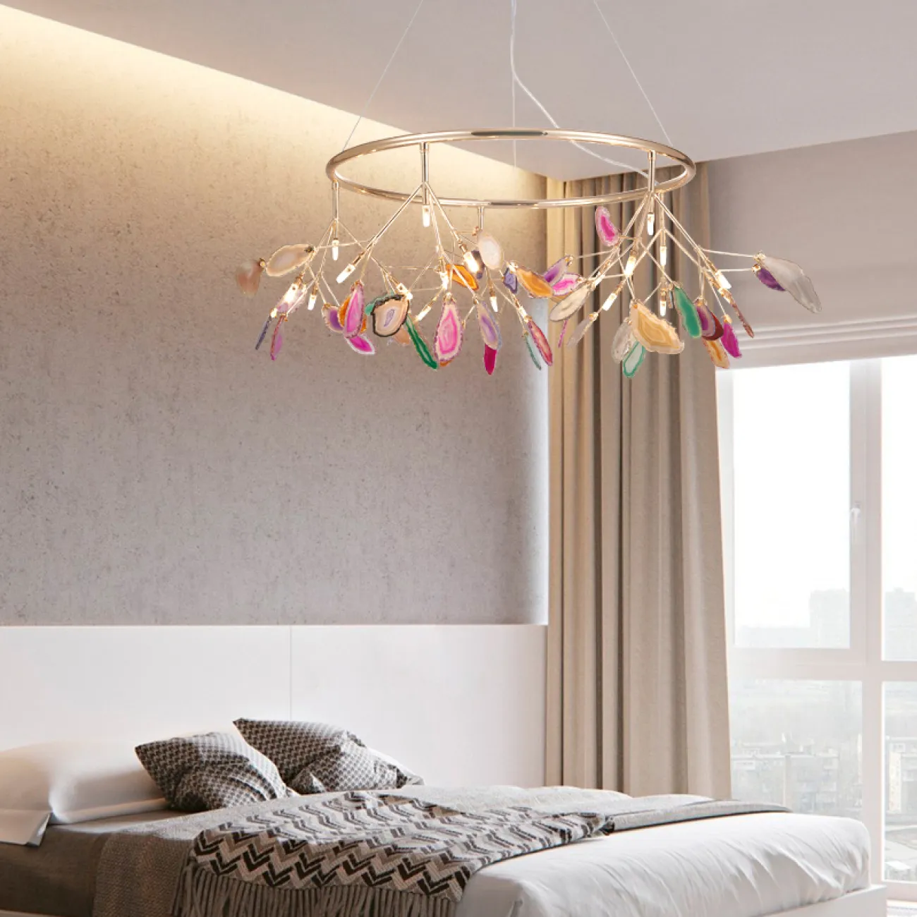 Подвесная люстра AGATE 7 D120 от ImperiumLoft