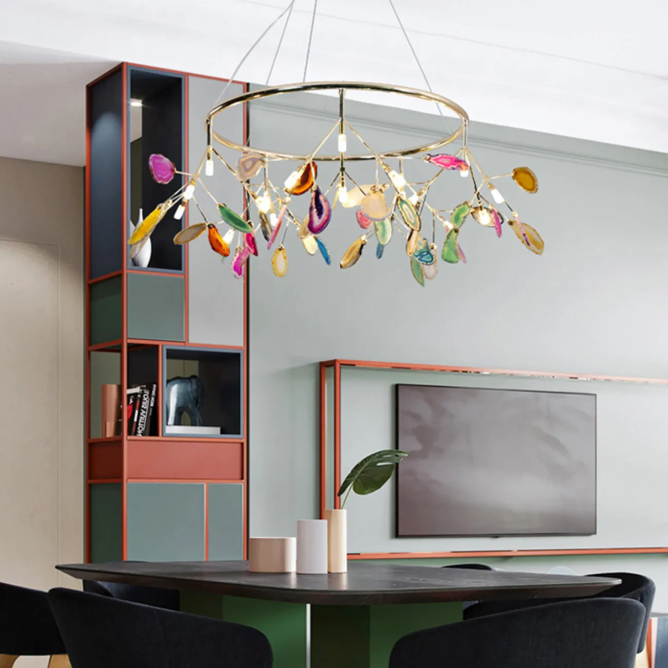 Подвесная люстра AGATE 7 D120 от ImperiumLoft