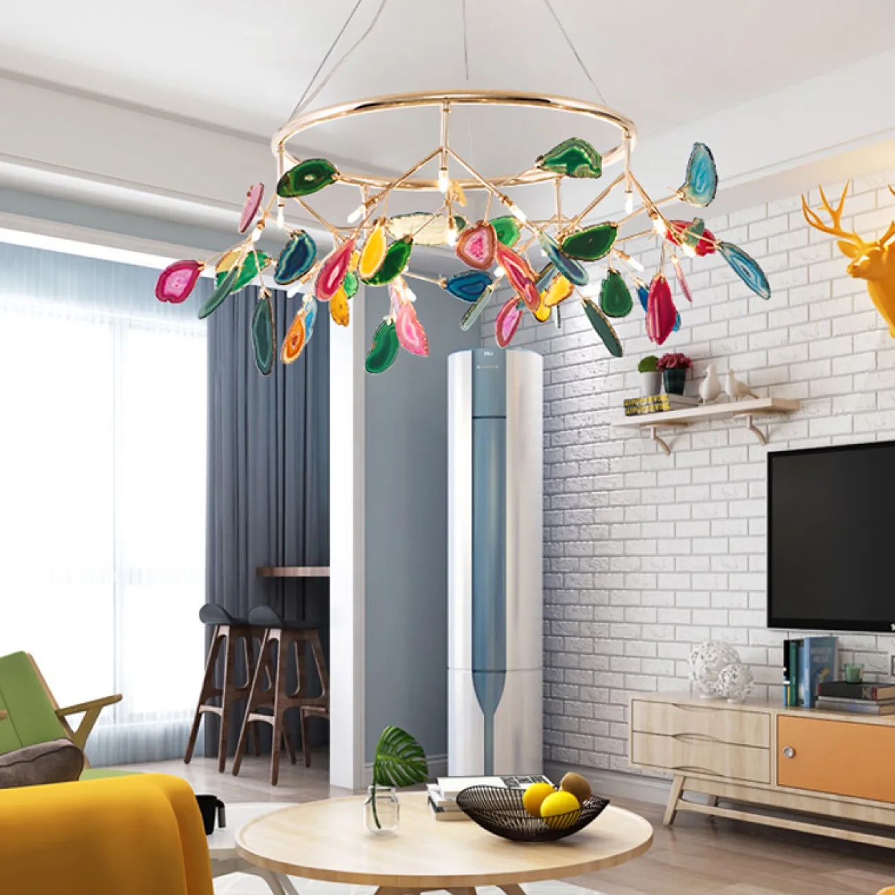 Подвесная люстра AGATE 7 D120 от ImperiumLoft