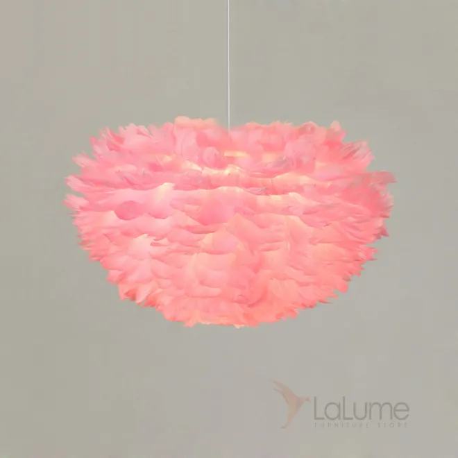 Люстра FEATHERS D80 Pink от ImperiumLoft