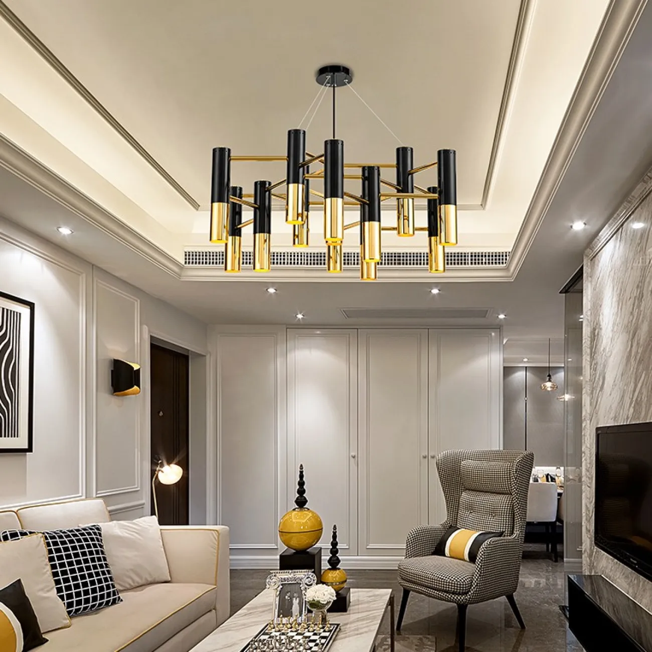Подвесная люстра IKE 19 от ImperiumLoft