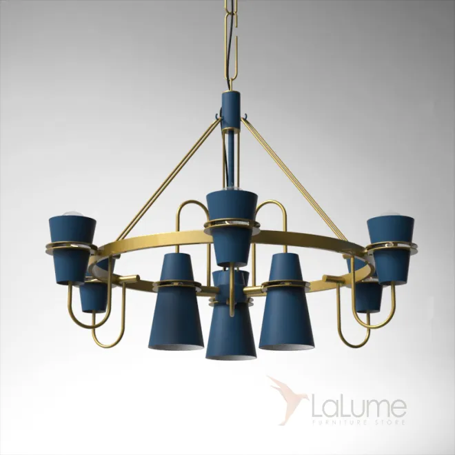 Подвесная люстра REINAR B D101 Blue от ImperiumLoft