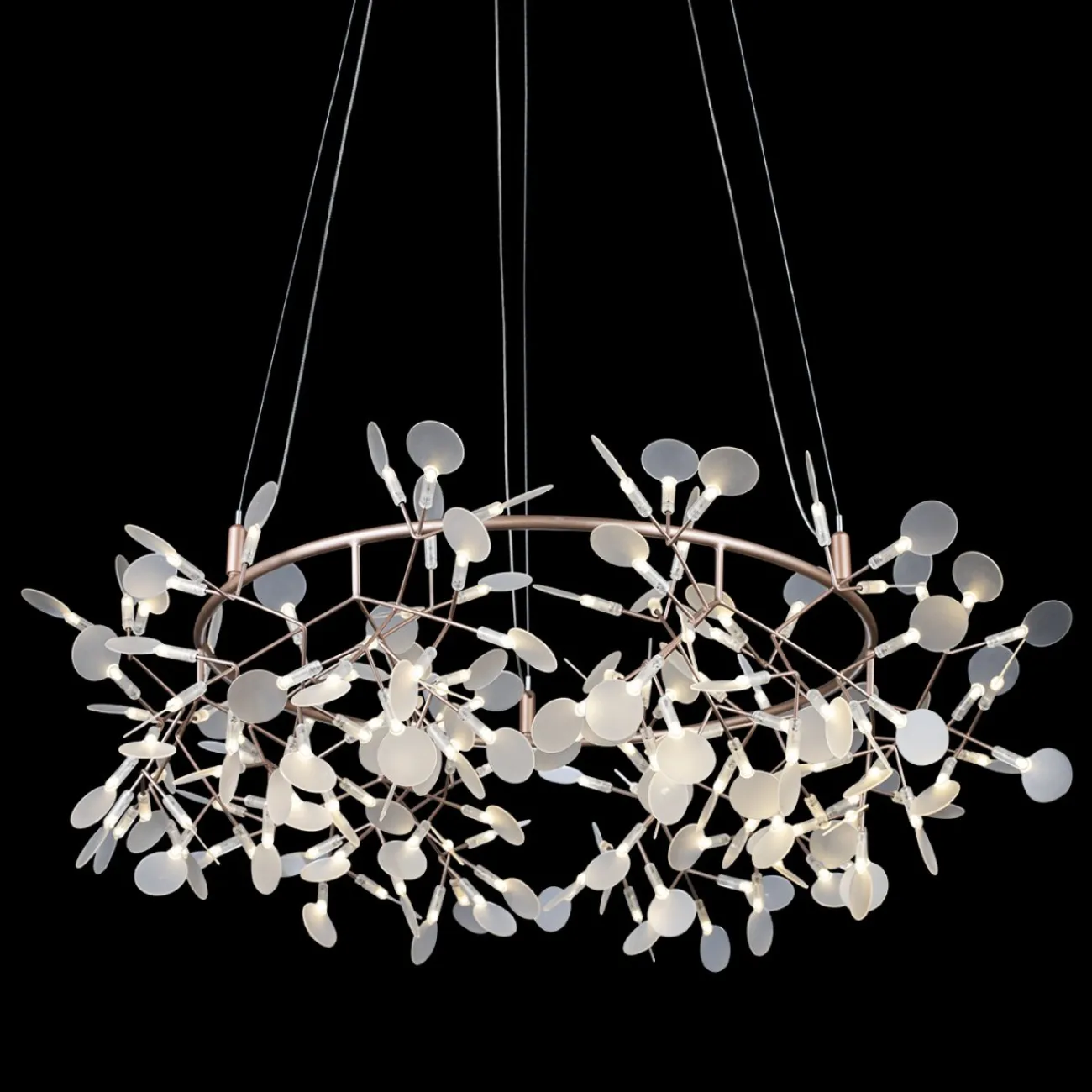 Люстра Mi Heracleum The Big O 80 Black от ImperiumLoft