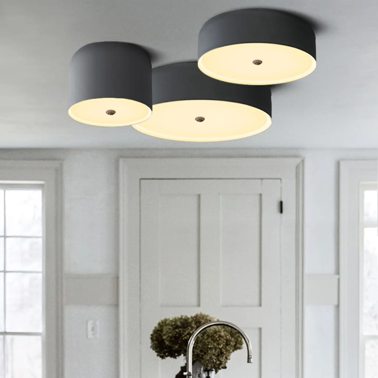 Потолочный светильник CYLINDER B Green от ImperiumLoft